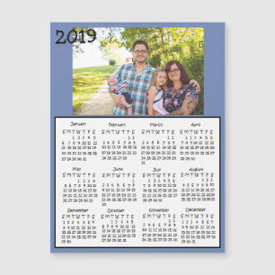 Personalisierte Magnet-Kalender 2019-Foto Magnetkarte