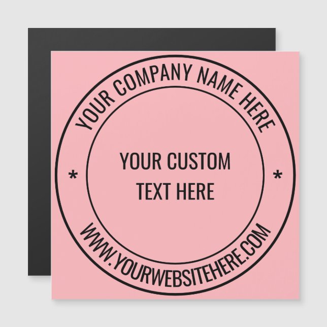 Personalisierte magnetische Visitenkarte - Farbe Magnetkarte (Vorne/Hinten)
