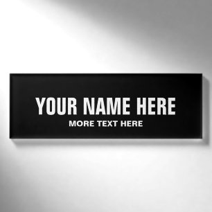 Personalisierte Magnetnamensmarken für Firmenerei Namenschild