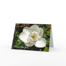 Personalisierte Magnolia-Mitteilungskarten