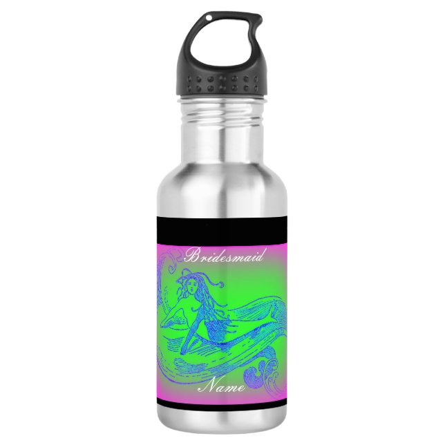 Personalisierte Maid Edelstahlflasche (Vorderseite)