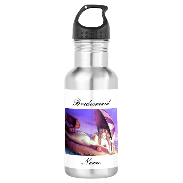 Personalisierte Maid Edelstahlflasche (Vorderseite)