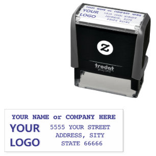 Personalisierte Mailing-Briefmarke mit dem Logo "A Permastempel