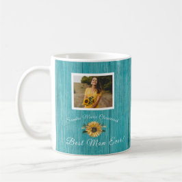 Personalisierte Mama der besten Mutter | Sonnenblu Kaffeetasse