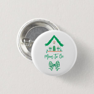 Personalisierte Mama des Grünen Hauses Button