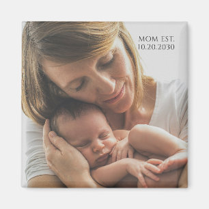 Personalisierte Mama Etabliert Magnet