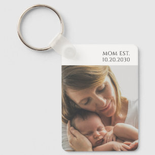 Personalisierte Mama Etabliert Schlüsselanhänger