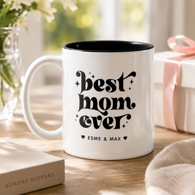 Personalisierte Mama Kaffee Tasse mit Kindernamen (Von Creator hochgeladen)