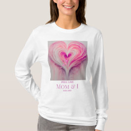 Personalisierte Mama "Reine Liebe" und I T-Shirt