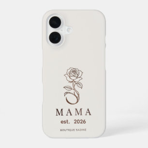 Personalisierte MAMA-Rose-Stone-iPhone-Hülle iPhone 16 Hülle