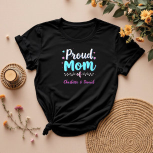 Personalisierte Mama Stolze Mama des Individuell T-Shirt
