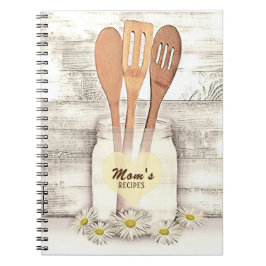 Personalisierte Mamas Rezept Kochbuch Notizblock