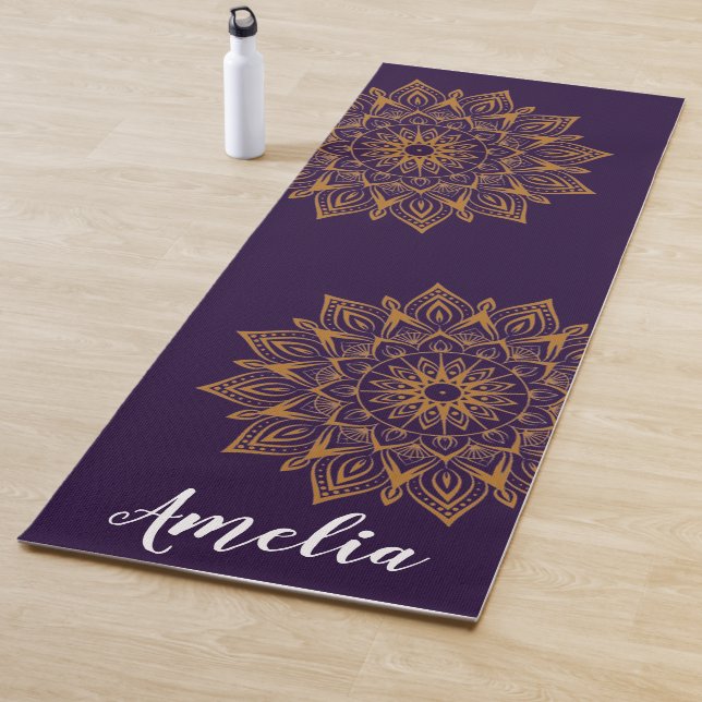 personalisierte Mandala Yogamatte (Beispiel)