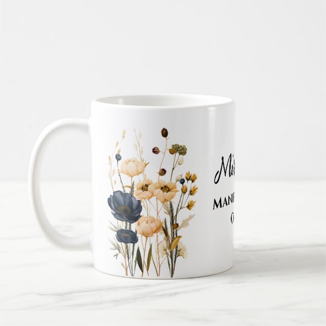 Personalisierte Manifestation Kaffeetasse (Links)