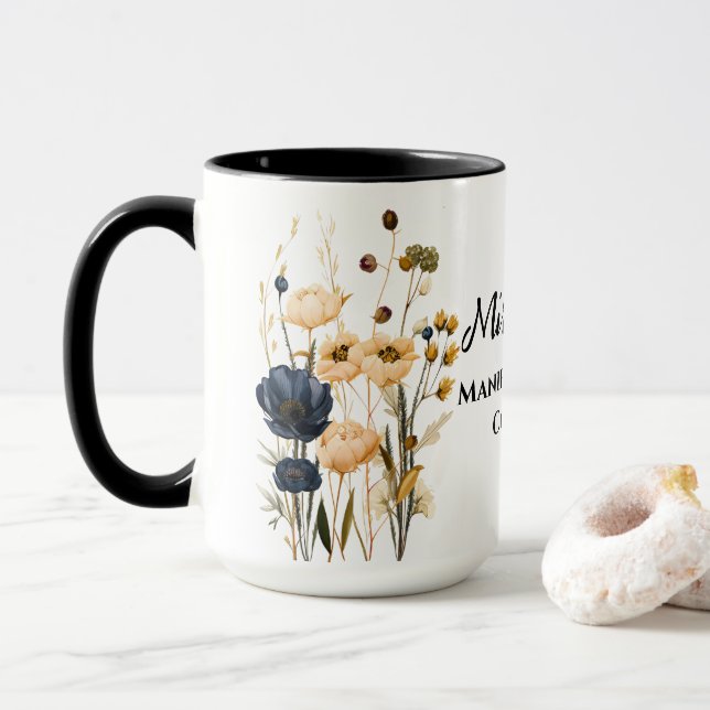 Personalisierte Manifestation Tasse (Mit Donut)