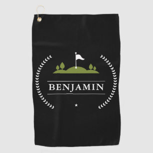 Personalisierte Männer Golfhandtuch
