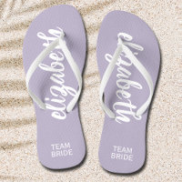 Personalisierte Mannschaft Bride Periwinkle und Wh