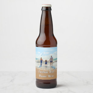 Personalisierte Markierungen für Foto Flaschen Bierflaschenetikett