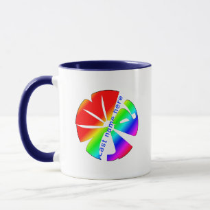 Personalisierte "Mary" Name Rainbow Coffee Tasse