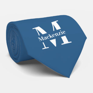 Personalisierte Maßanfertigung Monogramm Krawatte