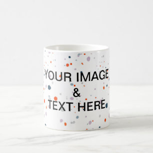 Personalisierte Maßgeschneiderte abstrakte Kunst f Kaffeetasse