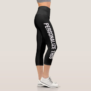 Personalisierte, maßgeschneiderte capri leggings