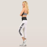 Personalisierte, maßgeschneiderte capri leggings<br><div class="desc">Benutzerdefinierte Leggings aus Ricaso - eigene Texte hinzufügen - Ändern Sie die Hintergrundfarbe, Textfarbe und Schriftart, indem Sie auf Anpassen > Persönlicher gestalten klicken</div>