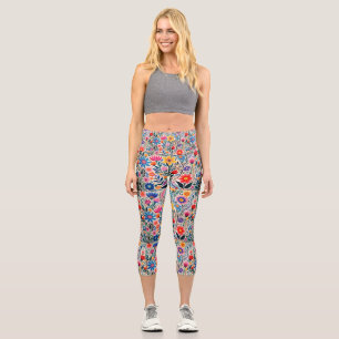 Personalisierte maßgeschneiderte Hochtaillen-Yoga- Capri Leggings