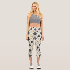 Personalisierte maßgeschneiderte Hochtaillen-Yoga- Capri Leggings