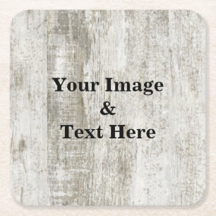 Personalisierte Maßgeschneiderte Ihr eigenes Foto  Rechteckiger Pappuntersetzer