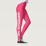 Personalisierte, maßgeschneiderte leggings<br><div class="desc">Benutzerdefinierte Leggings aus Ricaso - eigene Texte hinzufügen - Ändern Sie die Hintergrundfarbe, Textfarbe und den Schriftart, indem Sie auf Anpassen klicken</div>