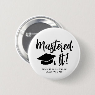 Personalisierte Master-Grad-Abschluss meistert es Button