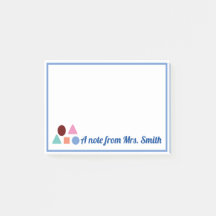 PERSONALISIERTE MATH Post-it-Notizen