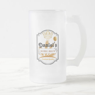 Personalisierte Mattierte Bier-Tasse Mattglas Bierglas