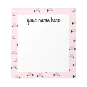 Personalisierte Maus Notepad Notizblock