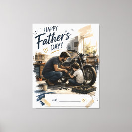 Personalisierte Mechaniker-Vater Canvas zum Vatert Leinwanddruck