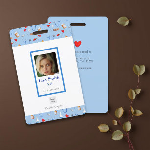 Personalisierte medizinische Geräte Krankenschwest Ausweis