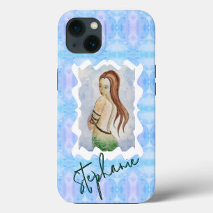 Personalisierte Meerjungfrau-Wasserfarbe Originalk Case-Mate iPhone Hülle