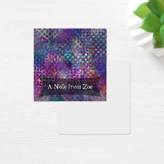 Personalisierte mehrfarbige Abstrakte digitale Kun (Schreibtisch)