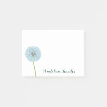 Personalisierte Meldung des Fotos Dandelion