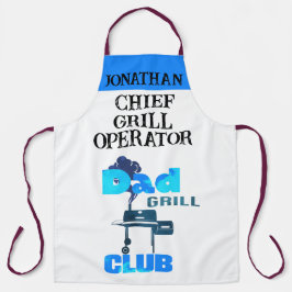 Personalisierte Mens Grilling-Schürze für Vater Schürze