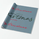 PERSONALISIERTE MERRY CHRISTMAS GIFT WRAP GRAU BLU GESCHENKPAPIER<br><div class="desc">PERSONALISIERTES GIFT WRAPPING GRAU BLAUE RED AND GREEN BILD SOURCED VON DREAMSTIME.COM</div>