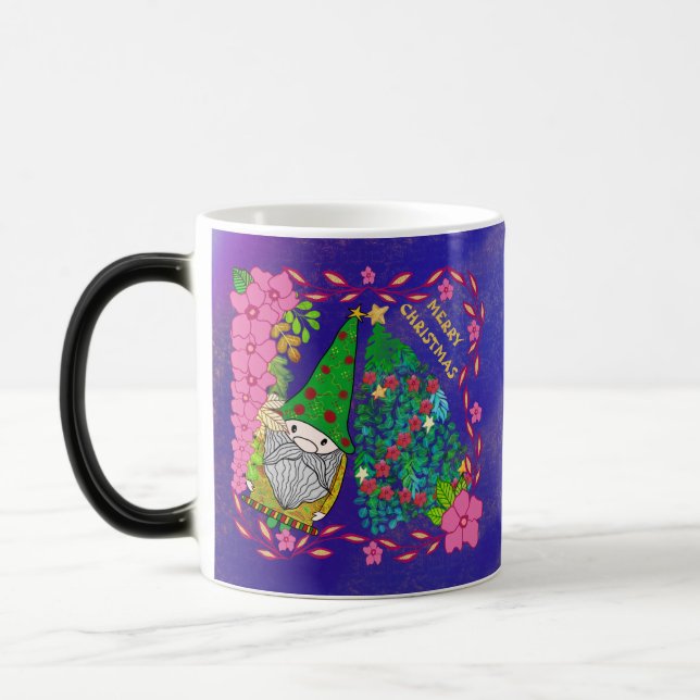 PERSONALISIERTE MERRY CHRISTMAS MIT GNOME XMAS TRE VERWANDLUNGSTASSE (Links)