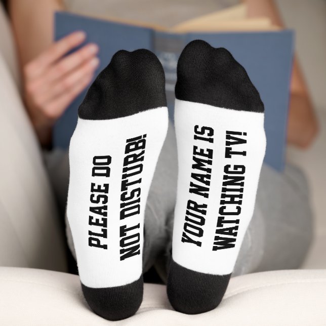 PERSONALISIERTE Message Socks Socken (Unterseite)