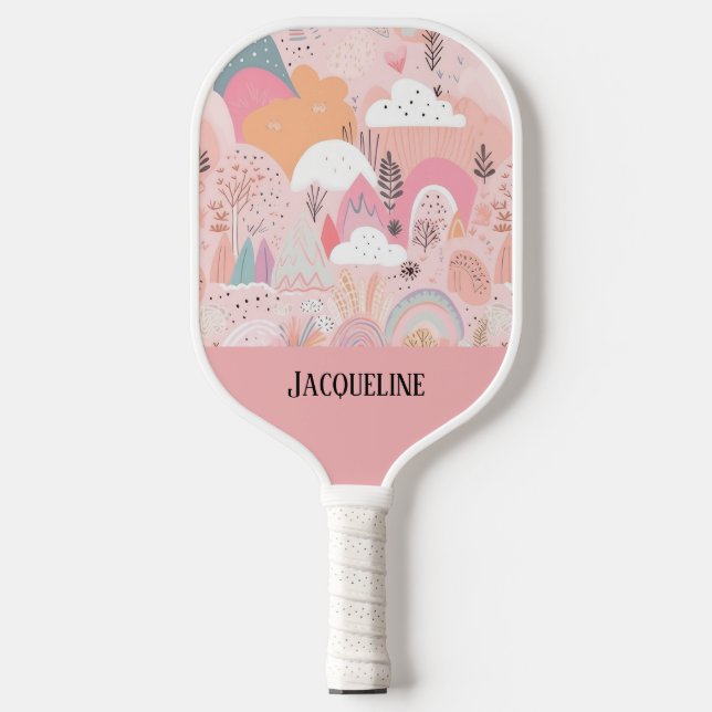 Personalisierte Messe Schloss Montebello Pickleball Schläger (Vorderseite)