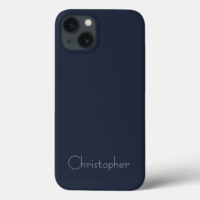 Personalisierte Metallic blaues Titan Radialtextur Case-Mate iPhone Hülle (Rückseite)