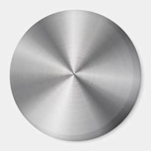 Personalisierte metallische Radialbeschaffenheit Magnet