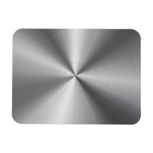 Personalisierte metallische Radialbeschaffenheit Magnet
