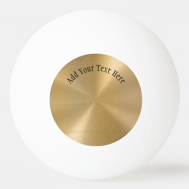 Personalisierte Metallradialtextur Tischtennisball (Vorderseite)