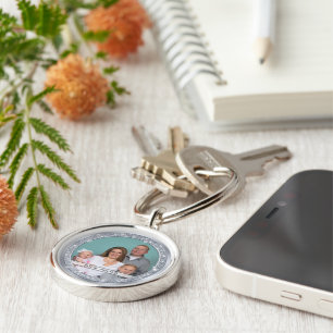 Personalisierte Metalltastatur mit Ihrem Foto Schlüsselanhänger